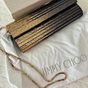 Jimmy Choo Sweetie Glitter Clutch – Glamorous and Versatile